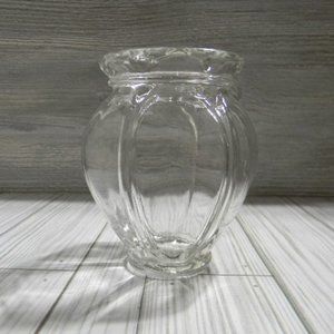 Beveled Glass Vase 4 1/2 inches